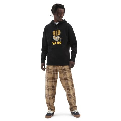 VANS TOASTER WAFFLE PO ERKEK SWEATSHIRT VN000087BLK1