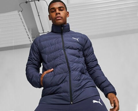 PUMA Active Polyball Jacket PUMA Navy ERKEK MONT 84935706