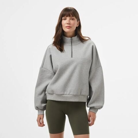 VANS Elevated Double Knit Loose Mock Neck BAYAN SWEATSHIRT VN000J4J02F1