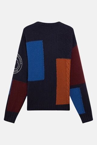 Napapijri PATCHWORK SWEATER SWEAT NP0A4IK8MP11