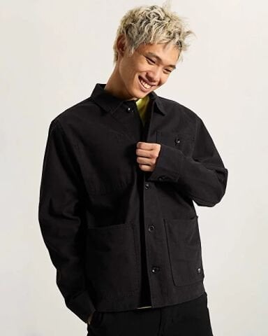 VANS Drill Chore Canvas Jacket ERKEK CEKET VN000KV1BLK1