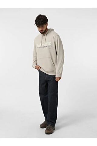 TİMBERLAND ESTABLISHED 1973 Embroidered Logo Loopba ERKEK SWEATSHIRT TB0A5MX8CY21