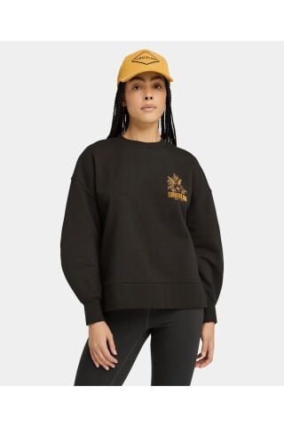 TİMBERLAND BRUSHED CHEST GRAPHIC CREW SWEATSHIRT KADIN SWEATSHIRT TB0A5ZX70011