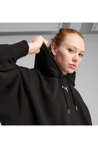 PUMA WARDROBE ESS Oversize Hoodie KADIN SWEATSHIRT 62975101