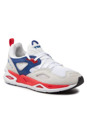 PUMA TRC Blaze Puma White-High Risk Red ERKEK AYAKKABI 38495808