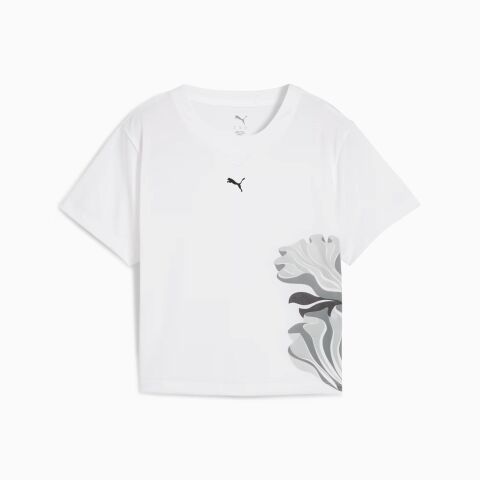 PUMA W FLORAL RIBBON GRAPHIC TEE BAYAN T-SHIRT 52748902