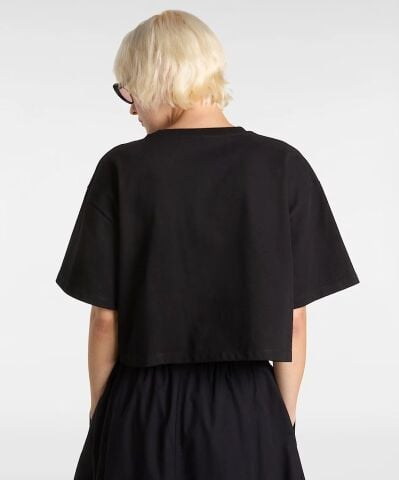 VANS W SALTON RELAX CROP SS KADIN T-SHIRT VN000P5QBLK1