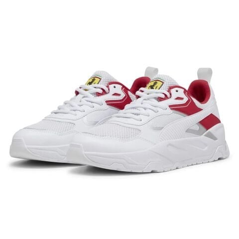 PUMA Ferrari Trinity PUMA White-Rosso Corsa ERKEK AYAKKABI 30795002