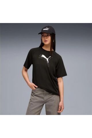 PUMA EVOSTRIPE Graphic Tee KADIN T-SHIRT 68813901