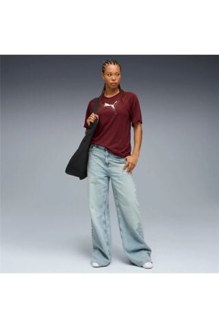 PUMA EVOSTRIPE Graphic Tee KADIN T-SHIRT 68813996