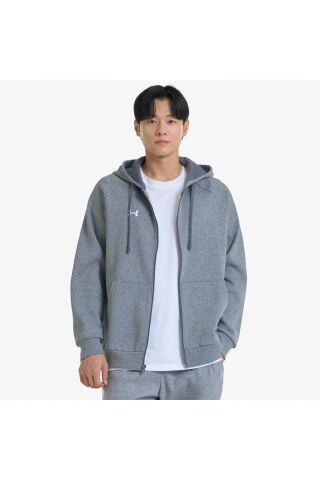 UNDER ARMOUR UA Rival Fleece FZ Hoodie ERKEK SWEATSHIRT 1379767-025