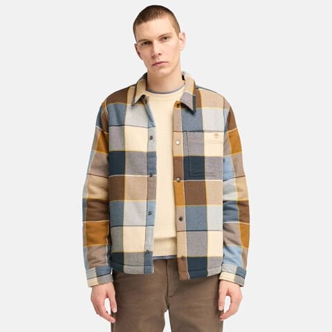 TİMBERLAND Sherpa Lined Plaid Overshirt CEKET TB0A6UX2EI21