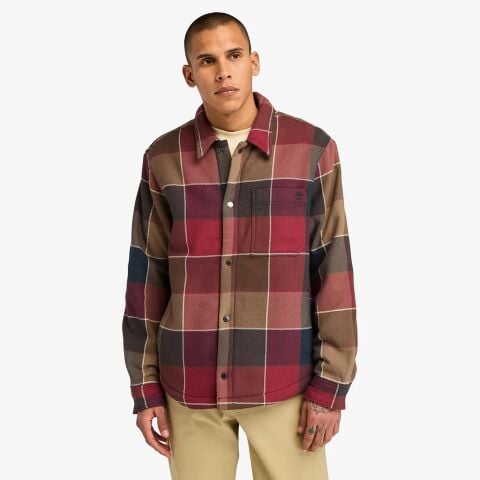 TİMBERLAND Sherpa Lined Plaid Overshirt CEKET TB0A6UX2EIF1